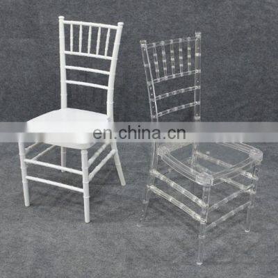 Plastic gold luxury chiavari chairs for event wedding tiffany golden chair