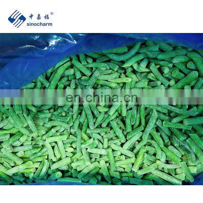 Sinocharm  IQF Frozen green beans cut  Frozen green beans cut  high quality