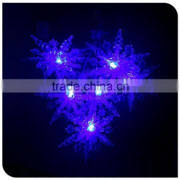 Blue Color 5 Snowflake Led Decorative Light Holiday Light photo-6