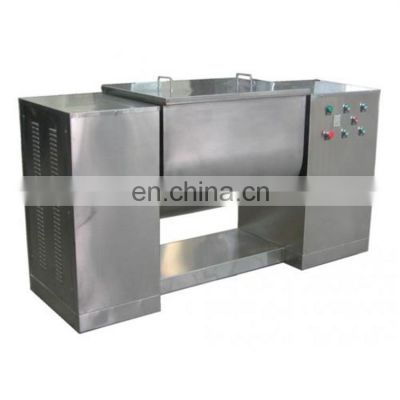 Wet dry liquid powder groove type blender trough shape double paddle mixer for chili