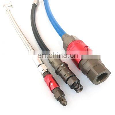 Flat Face Anti-pollution Quick Coupler Hydraulic Hose Fittings With Flexible Hydraulic Hose