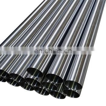 polish finished stainless steel round tube pipe for decoration