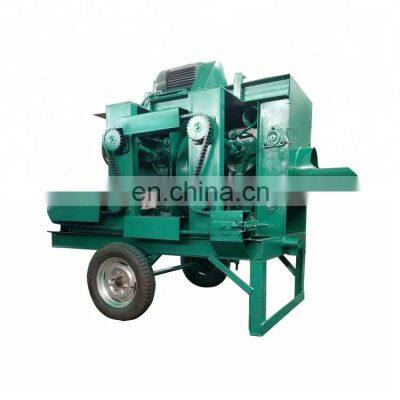 Ring type mobile wood debarker and wood debarker machine