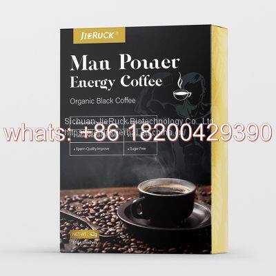 best selling effective safe formula with black maca tongkat ali herbal extracts man power energy coffee healthcare supplements