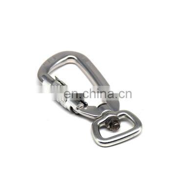 Super light spring carabiner hook for dog leashes, hiking carabiner,wholesale camping sling swivel carabiner