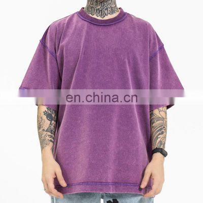 Wholesale high quality T-shirts for Men custom  loose reverse cut and sew pattern logo premium comfortable fitting OEM ODM