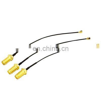 RF Cable Assembly RF connectors SMA to IPEX with 10CM coaixal rf cable sma to ufl connector