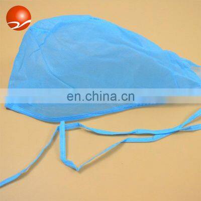 Wholesale Disposable Non Woven Bouffant Doctor Cap With Tie for Hospital photo-3