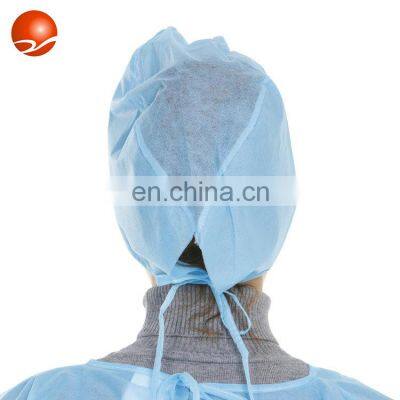Wholesale Disposable Non Woven Bouffant Doctor Cap With Tie for Hospital photo-2
