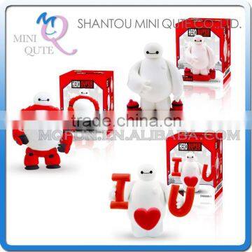 Mini Qute Bonnie kawaii 3 styles big hero 6 baymax DIY American cartoon model building block plasticine clay educational toy