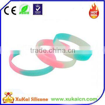 mixed colour silicone bracelet