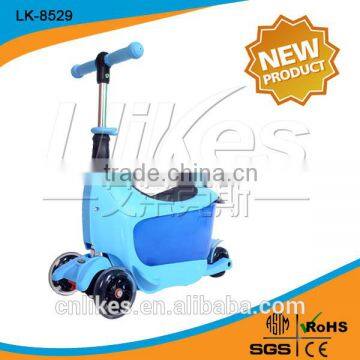 kids scooter big wheels suitcase