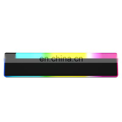 Wired RGB luminous game mouse pad large size hand pad with extended function pad