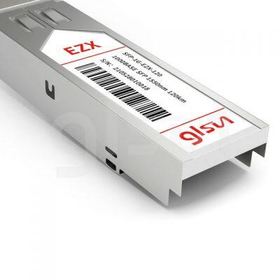 GLC-EZX-SMD-120 Cisco Compatible, 1000BASE-EZX SFP 1550nm 120km DOM LC SMF Fiber Optical Transceiver Module