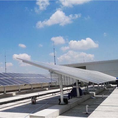 Solar on Grid Tracking System Solution 30KW PV Panel Bracket Single Axies Tracking photo-5