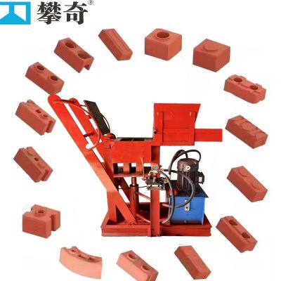 Electric Diesel Engine Small Hydraulic Lego Clay Brick Making Machine Soil Mud Clay Interlocking Bricks Block Making Machine