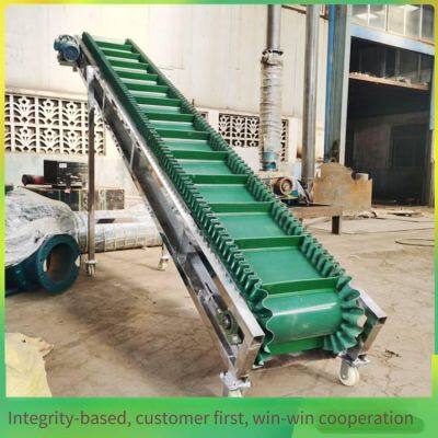 600mm Wide Inclined Belt Conveyor, Parcel Loading Conveyor, Dual-purpose Conveyor Belt for Trough and Loose Packages photo-3