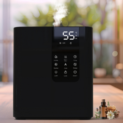 Umidificador com aromaterapia silenciosa, capacidade constante de umidade e temporizador, com capacidade grande de 6L/ Umidificador (wechat: 13510231336)