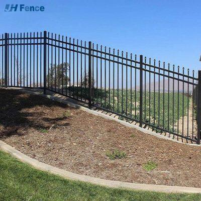 Cadre en tube d'acier galvanisé vertical 3D avec 1 élément de volet en lame, clôture multi-rail en T, hauteur de 7 pieds, facilement assemblable, résistant aux rongeurs et imperméable