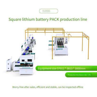 Fully Automatic Production Line for Square Shell Battery, Soft Pack Battery Module Pack, and Assembly Line Body for Household and Outdoor Energy Storage photo-4