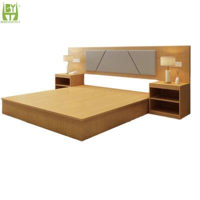 Luxury Custom Made 5 Star Modern Hotel Room Wooden Suite Furniture Hotel Bedroom Set