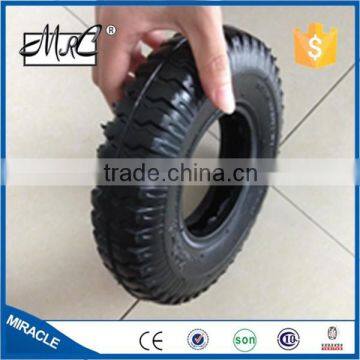 Heavy duty 4 wheels wagon tyre rubber wheelbarrow tire 2.80/2.50-4