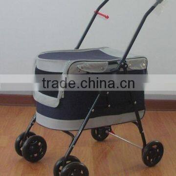 Cat & Dog Foldable Carrier Strolling Cart