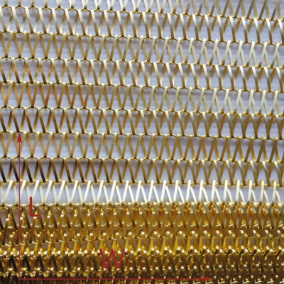 Decorative Stainless Steel Spiral Wire Mesh, Suitable for Architectural Partitions, Sizes Can be Customized. photo-3