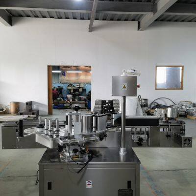 BPT-200 Máquina de etiquetado automática controlada por PLC para botellas de vidrio/plástico