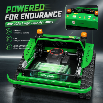 Tagliaerba Euro 5/EPA 4 Hours Working Time Robot Mowers Lawn Remote Control Machinery Farming Vigorun VTLM800