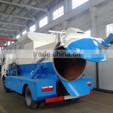 Hot Sale Dongfeng 4x2 waste food compactor truck kitchen garbage truck