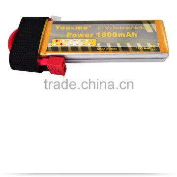 High Discharge 1800mAh 7.4v Propel rc Helicopter Battery photo-2