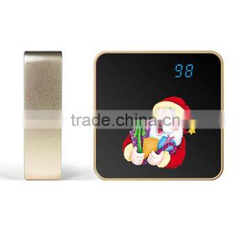High Quality Mirror Panel USB Battery Power Bank With 6600mAh Polymer