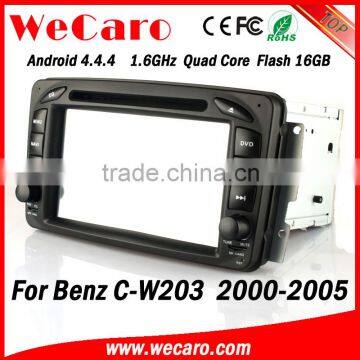 Wecaro WC-MB7507 Android 4.4.4 gps navigation 1080p car audio for benz w203 2000 - 2005 bluetooth