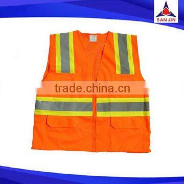 Wholesale Reflection Vest Orange Safety For Men