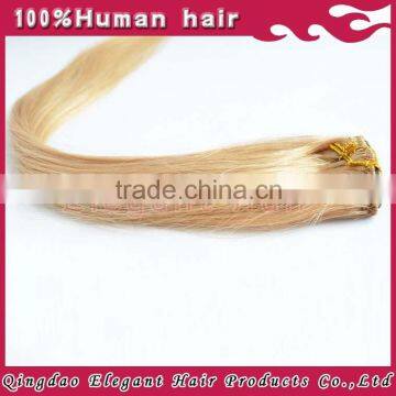 100% Hair Products Double Weft no Shedding no Tangle Cheap Price Top Quality Colourful Clip in Hair Extensions photo-4