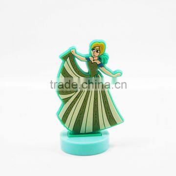 Cartoon Fairy Figure Silicone Plastic Action Figures Marvel Dancing Figures Silicone Cartoon Rubber Stamp
