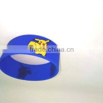 Brand New Blue Waterproof Wirstband Cartoon Silicone Bracelet Circle