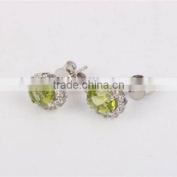Latest Ladies Fashion Girl Earrings With Diamond Stone photo-4