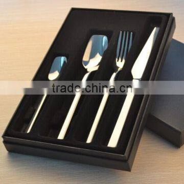 Customized Logo Export Italy Quality Cutlery Stainless Steel Flatware Set Tableware Dinnerware Knife Spoon Fork