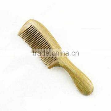 Handmade 100% Green Sandalwood Wood Comb