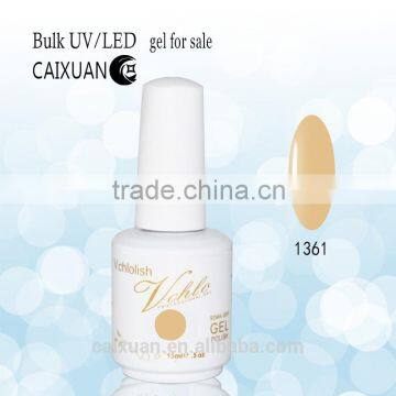 Caixuan supplies UV Gel/soak off uv gel nail polish/new colors gel polish