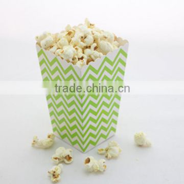 Supplier Of Green Chevron Popcorn Paper Cups Popcorn Box