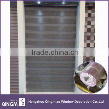 Blackout Fabric Window Zebra Roller Blinds Sun Strip Curtain photo-3