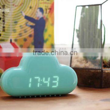 Creative Voice Alarm / Clouds Clock / Children Small Bedside Alarm Clock / Mute Luminous Electronic Clock Watch Wall Clock photo-2