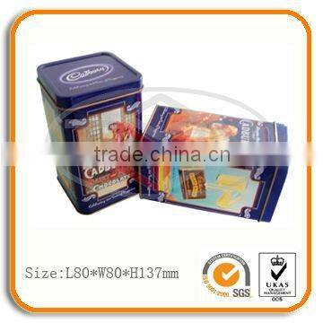 Promotion chocolate tin box