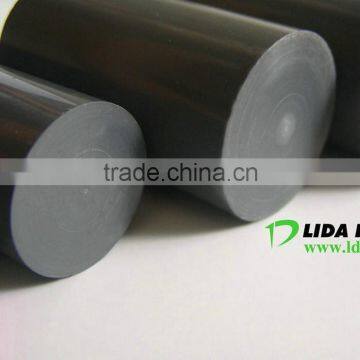 Professional Extruding Plastic Black PTFE Solid PVC Grey Rod