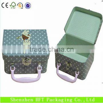 Factory Directly Customized hard cardboard suitcase box