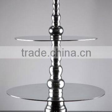 Cake stand,3-tier cake stand,silver cake stand,