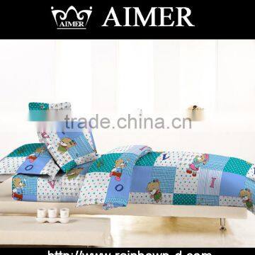 200TC 40x40/ 110x90 fabric rotary design printed Europe style for for bed sheet/ comforter